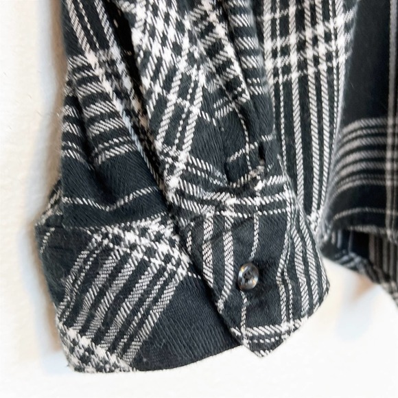 Rails Hunter Plaid Button Up Black Sky Ivory Large - Picture 8 of 12